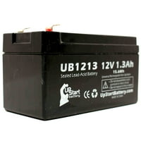 Kompatibilna MARQUETTE MEDICINSKA MAC VU baterija - Zamjena UB univerzalna zapečaćena olovna akumulator - uključuje dva f terminalna adaptera