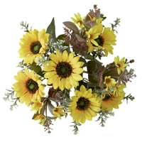 Dekorativni veštački buket suncokreta - ne blede, vjenčanje, puna vitalnosti, bujni cvijet, simulirani