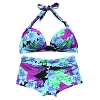 Siamese Dot kupaći kostim moda Print Ženska odjeća za plažu Set Ljetni bikini kupaći kostimi kupaći
