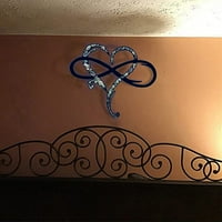 Kućni dekor Srčani zidni ukras Čelični zidni dekor Metalni zid personaliziran