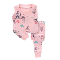 Dječje djece pidžamas djevojke dječake bebe mekane pidžame crtani otisci dugih rukava kidnica spavaća odjeća vrhunske hlače postavlja odjeću