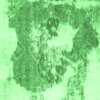 Ahgly Company Indoreni pravokutnik Sažetak Smaragdno zeleni modernim prostirkama, 8 '12 '