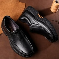 RETAP MUŠKE POSLOVNE KOŽENE KOŽE muškarci prozračne pojedinačne cipele muškarci meke kožne ležerne cipele