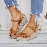 Žene Otvorene cipele na nožnim prstima udobne sandale casual udobne sandale za plažu