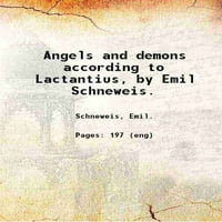 Anđeli i demoni prema Lactantijusu