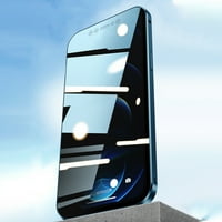 Haobuy za iPhone Plus Clear Magnetic CASE Dvostrano kaljeno staklo metalni branik od branika otporan