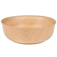 Kreativna drvena zdjelica za supu Salata salata Bowl Bowl Rice Bowl Snack Bowl kućni debeli dnak, L