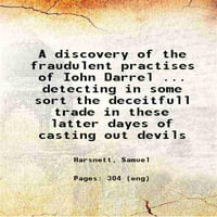 Otkrivanje lažnih praksi Iohn Darrel 1599