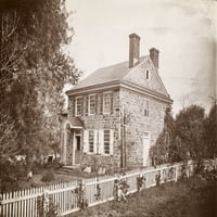 Valley Forge: Kuća. NODYQUARTERS generala Georgea Washingtona tokom zime 1777. - na dolini Forge, Pennsylvania.
