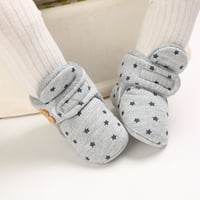 Leey-World Toddler cipele za bebe plus baršunast tople polka točke čizme za tiskanje bez klizanja prozračne