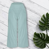 Easheryy ženske casual posteljine hlače svijetlo vrećastog jogger opuštene ženske pantalone Ženske posteljine