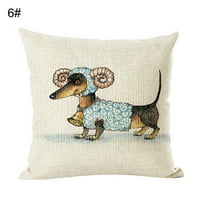 Putformme Funny Jahshhund Print bacač jastuk jastučni kaforski poklopac kafe kafić kafić