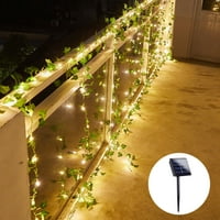Lagana LED bakrena žica žica Umjetna lišća ratana zatvorene žice svjetiljke vinov Ivy Fairy prijenosni