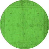 Ahgly Company u zatvorenom okruglom orijentalnim zelenim prostirkama zelene industrijske površine, 3 'okrugla