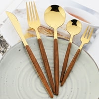 Imitacija drva za pribor za jelo za pribor za jelo za sabor za sabor za sažetak 15 10 kuhinjskih nož