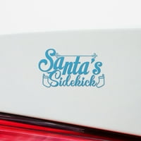 Prozirne naljepnice od dekala Santa Sidekick Premium vodootporne vinilne naljepnice za vinilne naljepnice