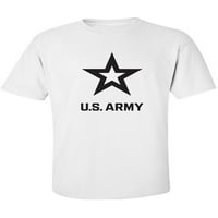S. Army Star crna majica s kratkim rukavima