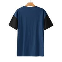 Majice za rukav za ženske kratke majice za žene za žene mornarice xx-l