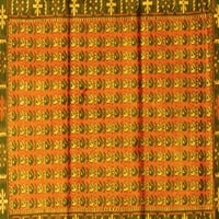 Ahgly Company Zatvoreni pravokutnik Perzijski žuti Tradicionalni prostirci, 2 '3'