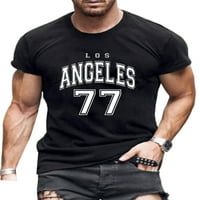 Capreze muški kratki rukav ljetni vrhovi labavi fit grafički ispis Osnovni tee dnevno nošenje T košulje