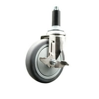 Servisni kotač marke marke od nehrđajućeg čelika Svjetlosrdno proširenje Termoplastičnog gumenog kotača