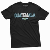 Gvatemala majica Gvatemalanske zastave COLL OUM TEE MENS Nation Neovisnost Dan Tee