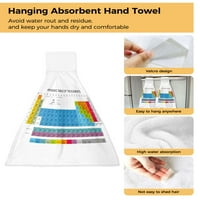Periodična tablica elemenata ručnik ručnika za ručnik mikrovlakana za ručnik viseći ručnik za kupatila