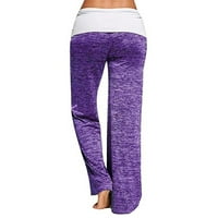 Bacco Yoga hlače Yoga na otvorenom pantalone Patchwork casual ženske hlače Sportsko sušenje Hlače širokog