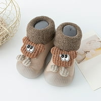 Božićni dječaci Djevojke životinjske crtane čarape cipele Toddler topline čarape s podne strane ne klizanje