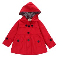 PUNORU LOBE Girl Cap sa kapuljačom dugačka slatka modna kišna jakna za babydoll
