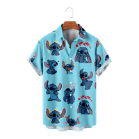 Prilagođeni Disney Lilo & Bowirt majice V-izrez Tees vrhovi kawaii kratki rukav za žene i muškarce