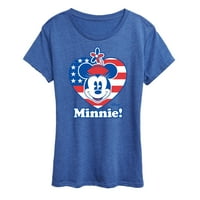 Disney - Minnie Flog Heart - Grafička majica kratkih rukava