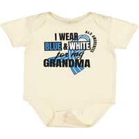 Inktastic Nosite plavu i bijelu za svoju baku ALS-a, poklon dječaka ili dječje djece