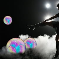 Veličina holografska užarena reflektirajuća fudbalska svjetlost sa kamerom Flash Fudbalske poklone igračke