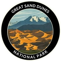 Odlični pijesak Dunes Nacionalni park Dekorativni auto naljepnica naljepnica naljepnica naljepnica vinil