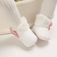 Neudnosne unise za bebe djevojke meke jedine čizme za bebe cipele plus baršunasto toplo cvijeće čizme