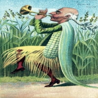 Kukuruz, Buffed Poljska kartica, Poster Print Science izvora