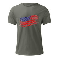 Amidoa muns patriotski američki 4. jula Tee majica kratkih rukava za neovisnost kratkog rukava vrhova