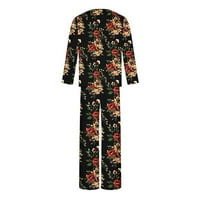 Mrat Nighthowns za žene Štampanje okruglih vrata Žene pidžame Set Chemise Nightechowns Plus size Nightgowns
