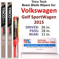 Volkswagen Golf Sportwagen Wipers Wipers W sa stražnjeg brisača