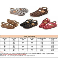 Woobring dame cipele debele jedinice sandale sa sandale za gležnjeve platforme sandala prozračna ljeto