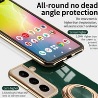 Slučaj za Galaxy S Plus S10 +, Allytech Shock apsorpcijski telefon dizajniran s prikazom prozora Funkcija ogrebotina bez lagane zaštitne futrole za Samsung Galaxy S Plus S10 +, crni