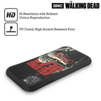 Dizajni glave službeno licencirani AMC The Walking Dead Sezonski karakter Portreti Carol Hybrid Case kompatibilan sa Apple iPhone Plus Plus Plus