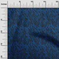 Onuoone Georgette viskoza kraljevska plava tkanina tigarska kožna kožna šivaća tkanina od dvorišnog