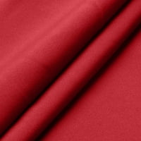 Miluxas Plus size Žene Ležerne prilike sa labavim pulover V-izrezom Torba za čišćenje košulje u boji crvena 10