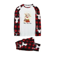 Holiday Božić Porodica Porodica Porodica PJS Postavite novi stil Xmas Jammies za parove Youth Bebe Outfit