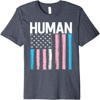 Tree Transgender Mo majica Human LGBT Rainbow Američka zastava Premium majica