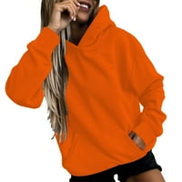 Ženska predimenzionirana kapuljača Labavi mekani pulover Lagana dukserica sa džepovima Trendy Y2K jesedna