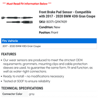 Prednji senzor kočnice - kompatibilan sa - BMW 430i Gran Coupe