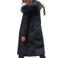Ljuljački vrhovi za žene plus veličine Ženska pamučna odjeća u zimi zadebljana velika ovratnica velika